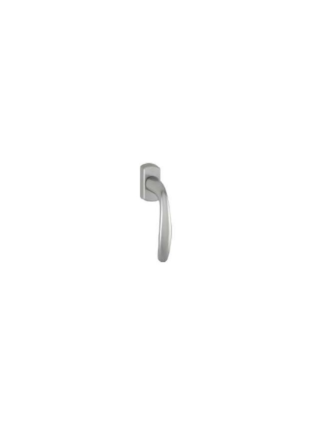 Poignée standard inox avec 1 carré de 7x35 et 2 vis M5x45