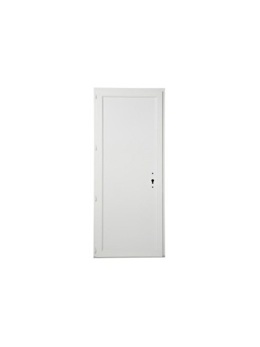 Porte de Service standard PVC blanche poussant droit pour tableau 200 x 80