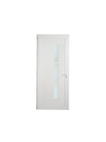 Porte d'entrée standard PVC  New-York  poussant droit pour tableau  215 x 90