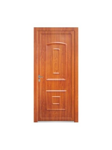 Porte d’entrée PVC BIRDY – Panneau plein mouluré – Gamme Élégance Tradition