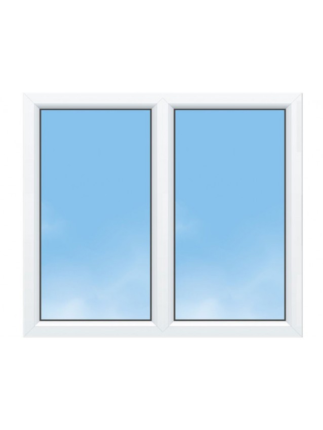 Double Fenêtre Fixe PVC sur Mesure – Gamme Élégance | Grandes Dimensions