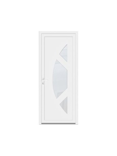 Porte d’entrée PVC contemporaine LICEA sur mesure – Gamme Élégance