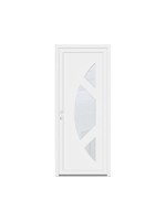 Porte d’entrée PVC contemporaine LICEA sur mesure – Gamme Élégance
