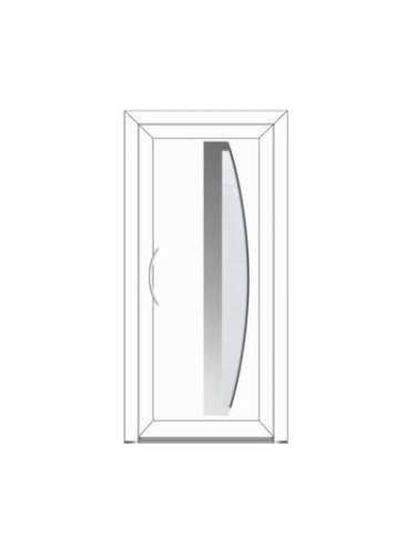 Porte d’entrée PVC contemporaine CYBELINE sur mesure – Gamme Élégance PE70