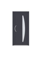 Porte d’entrée PVC contemporaine CYBELINE sur mesure – Gamme Élégance PE70