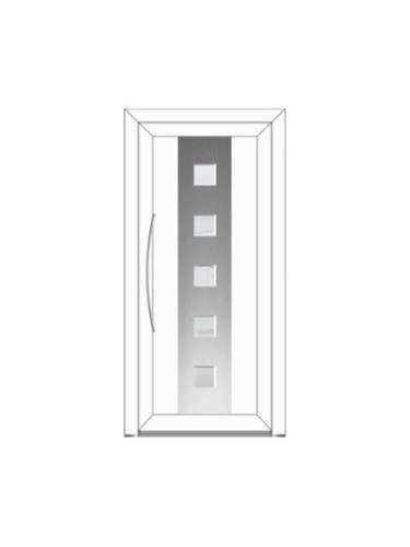 Porte d’entrée PVC contemporaine CARLO sur mesure – Gamme Élégance