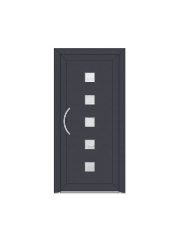 Porte d’entrée PVC contemporaine CARLO sur mesure – Gamme Élégance