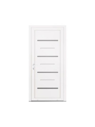 Porte d’entrée PVC contemporaine NINA sur mesure – Gamme Élégance