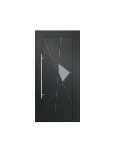 Porte d’entrée PVC contemporaine VERA sur mesure – Gamme Élégance