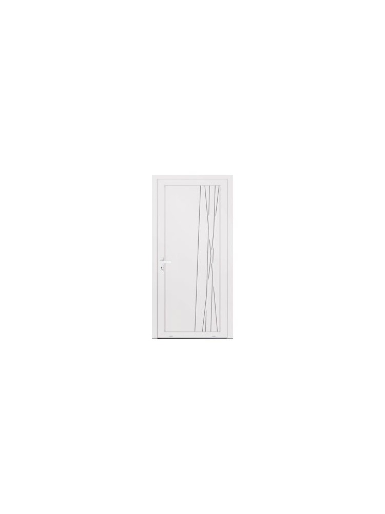 Porte d’entrée PVC contemporaine TILA sur mesure – Gamme Élégance