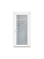 Porte d’entrée PVC CANDICE Style Glass – Vitrage dépoli moderne – Gamme Élégance Style Glass