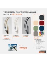 Porte d’entrée PVC APOLLINE Style Glass – Vitrage dépoli décor subtil – Gamme Élégance Style Glass