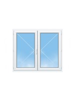 Fenêtre PVC 2 Vantaux sur Mesure – Gamme Élégance