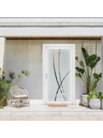 Porte d’entrée PVC CLARENCE Style Glass – Vitrage dépoli décor structuré – Gamme Élégance Style Glass