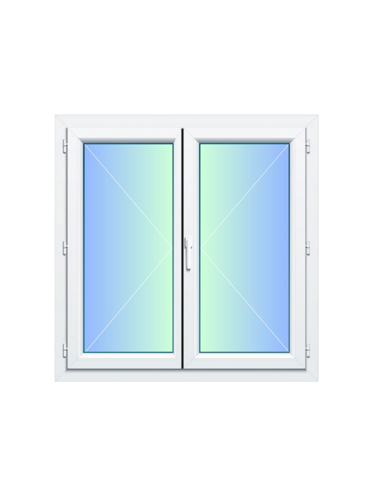 Fenêtre PVC 2 vantaux sur mesure | Gamme Classique