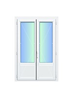 Porte-fenêtre PVC 2 vantaux sur mesure | Gamme Classique