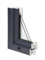 Fenêtre PVC 1 Vantail avec Fixe Gauche – Gamme Élégance