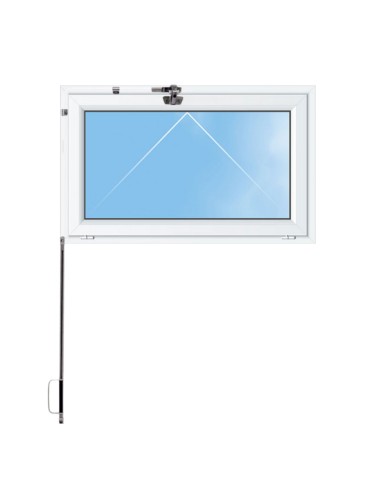 Fenêtre PVC à Soufflet sur Mesure – Gamme Élégance